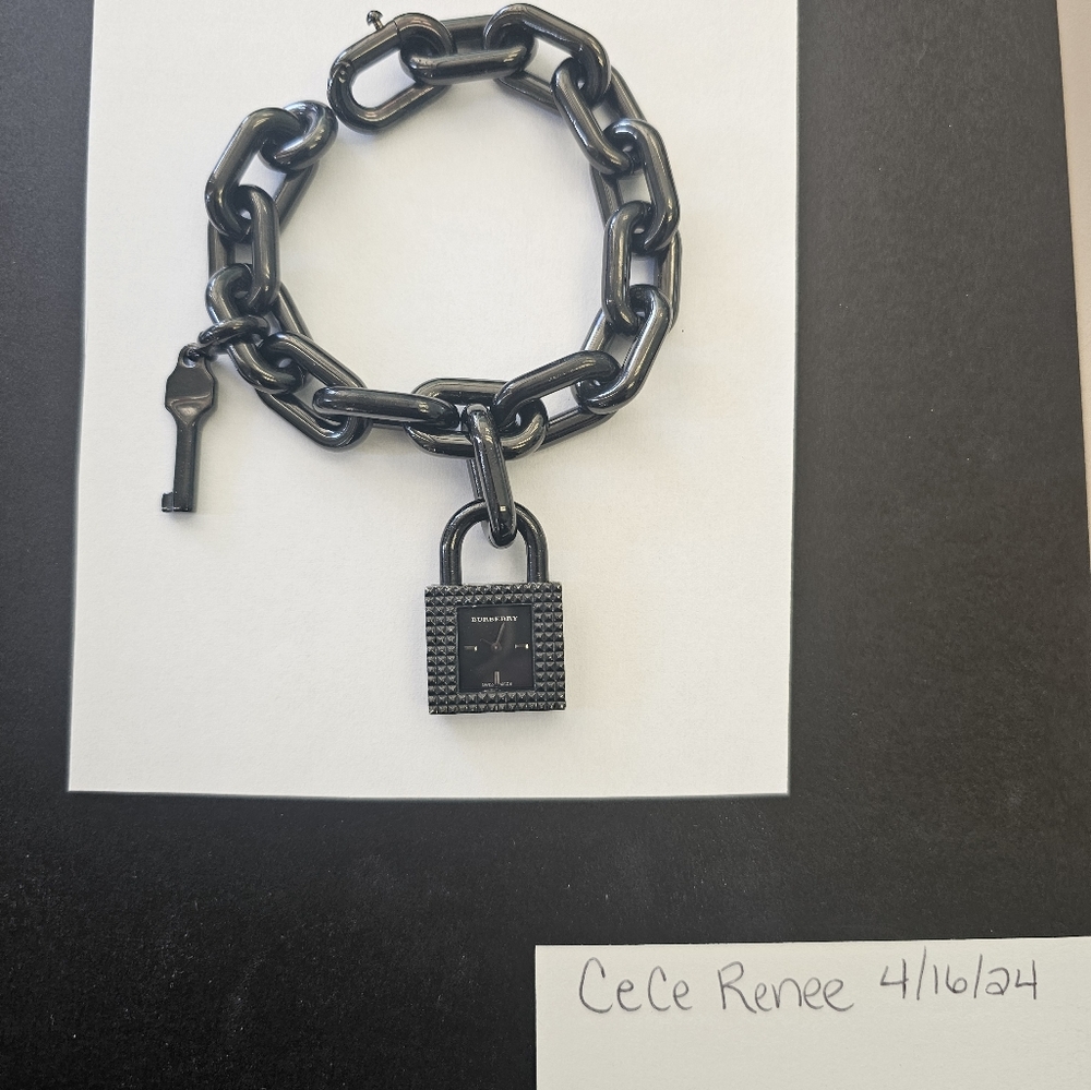 Burberry “Link Lock & Key” Designer Bracelet Style watch